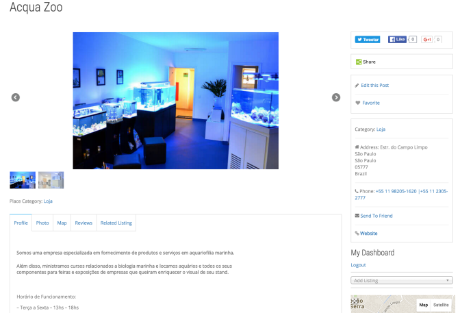 aquaristz perfil loja 2